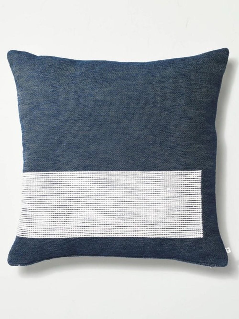 EUC Hearth & Hand throw Pillow Color block Cover 23” square